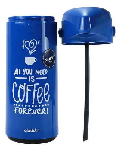 Garrafa Térmica Aladdin 1 Litro Massima Café Azul