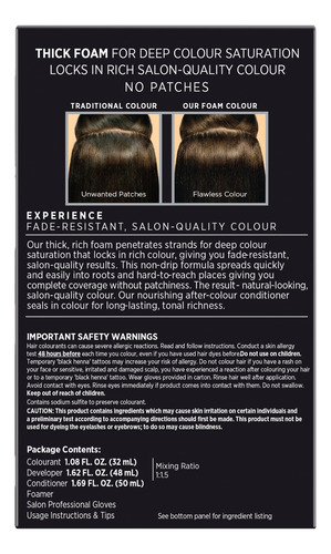 Tinte De Pelo John Frieda Precision Foam, 5 Nbg, Marrón Medi
