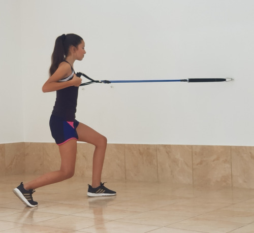Banda Elástica Con Anclaje Y Con Manijas Para Entrenamiento