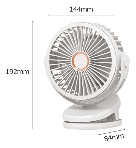 M Ventilador Eléctrico De Carga, Mini Silencioso, Usb,