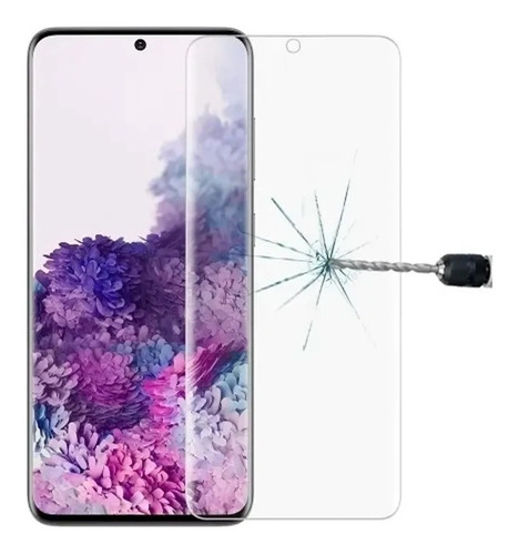 Imagen 3 de 3 de Vidrio Templado Curvo Full Glue Samsung S8 S9 S10 Plus S20