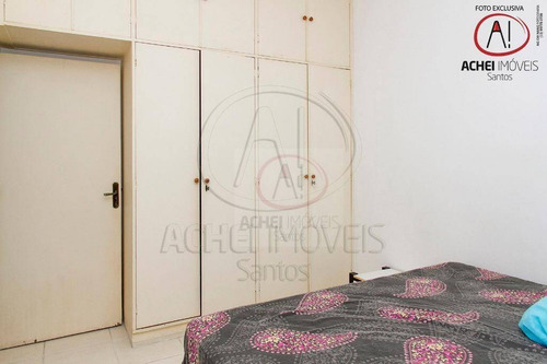 Imagem 23 de 30 de Apartamento Com 3 Dormitórios, 2 Wcs, Andar Alto, Quadra Da Praia, 1 Vaga, À Venda, 128 M² Por R$ 510.000 - Embaré - Santos/sp - Ap10350