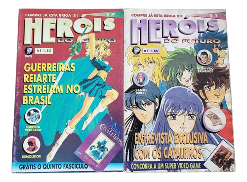 Revista Heróis Do Futuro Cavaleiros Do Zodíaco Saint Seiya