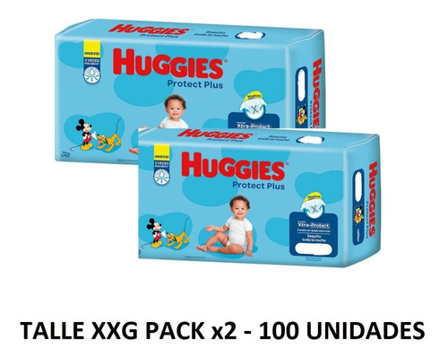 Huggies Protect Plus Xxg X 100 Unidades