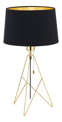 Lámpara De Sobremesa Camporale Acero negro H560 DM300 1X60W E27 Cod.39179