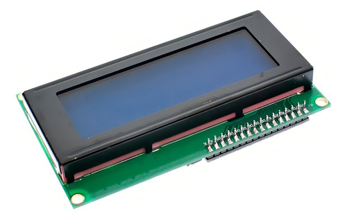 Pantalla Lcd 20x4 2004 Con Fondo Azul Y Módulo Arduino I2c