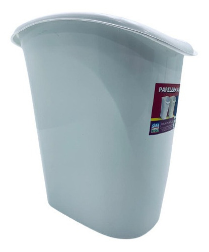 Papelera Tobo Basura Aqua Blanco Alfa Hogar C. 5077 Xavi