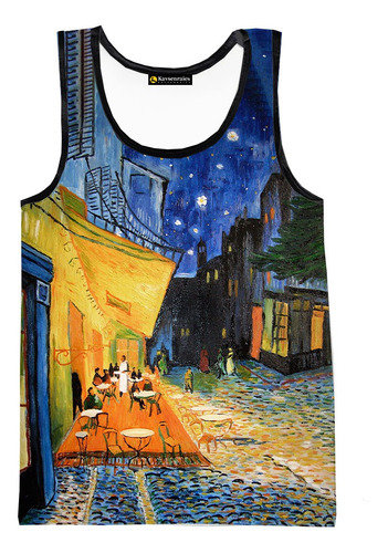 Playeras Sin Mangas Estampadas En 3d De Van Gogh Oil