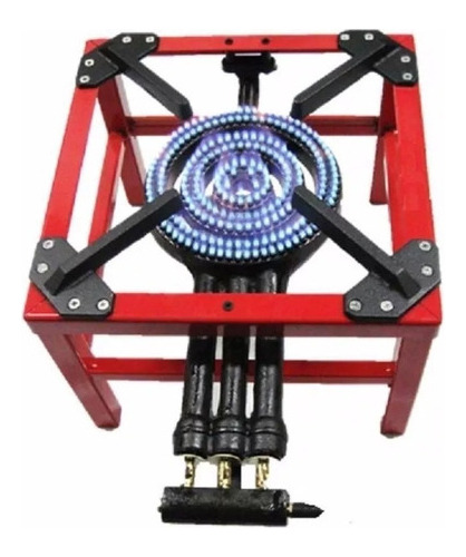 Imagen 3 de 6 de Anafe Industrial Quemador Butterfly 1 Hornalla 20000 Cal/h