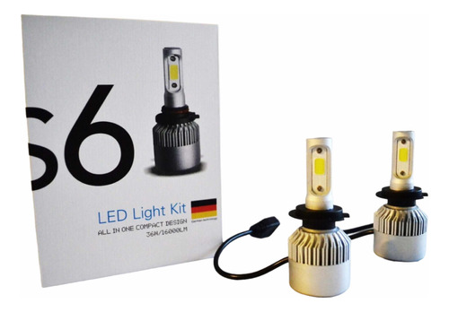 Kit Luces Cree Led S6 H1-h3-h7-h11-9005-9006 32 Mil Lumens