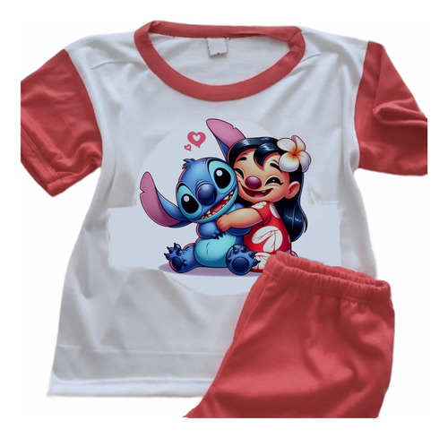 Pijamas Lilo Y Stich Personalizadas Estampadas Infantil 6869