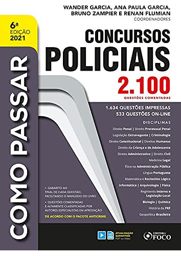 Libro Como Passar Em Concursos Policiais 2 100 Questões Come