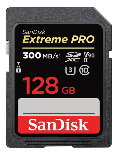 Cartão de memória SanDisk SDSDXPK-128G-ANCIN  Extreme Pro 128GB