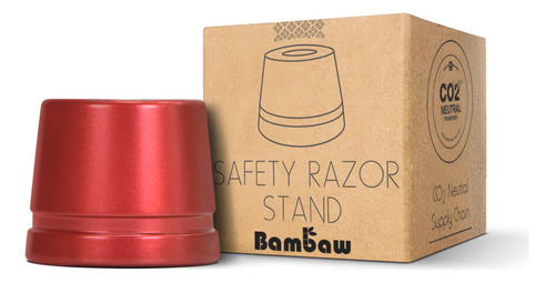 Bambaw Red Safety Razor Stand  Razor Hold B0bvkk7bl2_220424