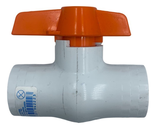 Llave De Paso Bola Pvc Pega 3/4 Pulgadas Manilla Mariposa
