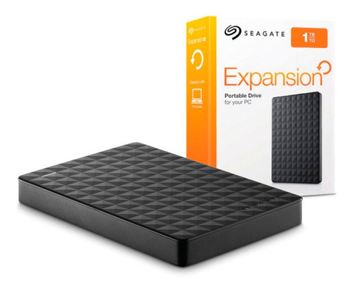 Disco duro externo Seagate Expansion STEA1000400 1TB negro