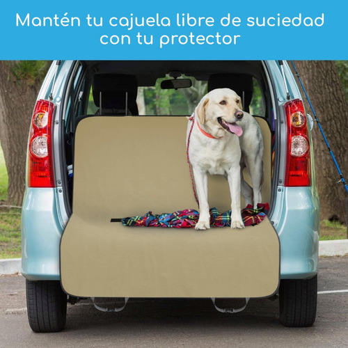 Cubre Asientos Para Perros Mascretta Funda Carro Mascotas Color Beige