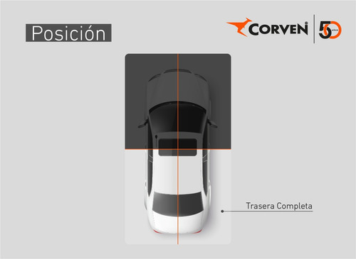 Imagen 2 de 6 de Campana De Frenos Trasera Corven Peugeot 206