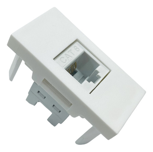 Kit 17 Un Módulo Tomada Rj45 Pial Plus+ Branco Cat6 Gigabit