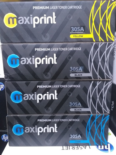 Combo Toner Maxiprint 128a 305a 304a Compatible Con Hp