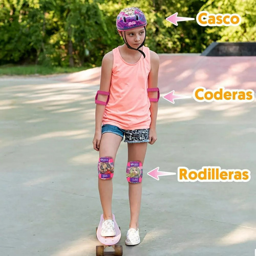 Equipo De Protección Barbie Casco Y Accesorios Apache 3+