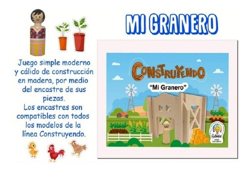 Construyendo Mi Granja - Manualidades - Armar - Creatividad