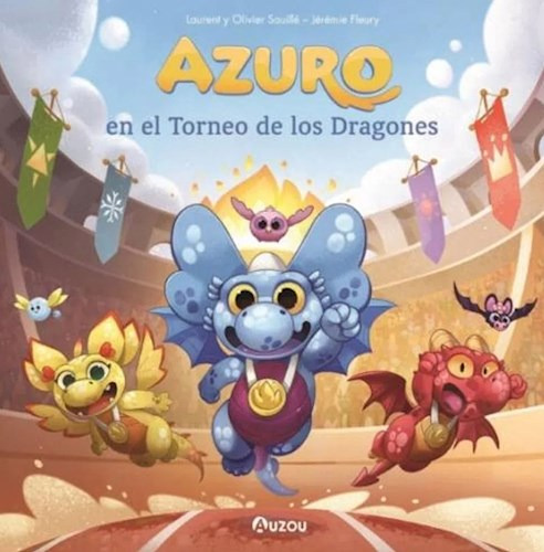 Libro Azuro : En El Torneo De Lo Dragones De Laurent Y Olivi