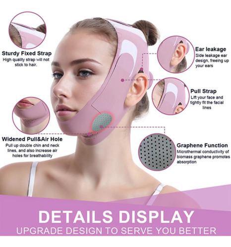 Máscara For Mentón En V, Máscara Facial En Forma De V, Corr