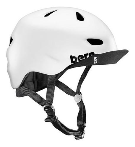 Casco Bern Brentwood Color Blanco/negro Talle Xxl