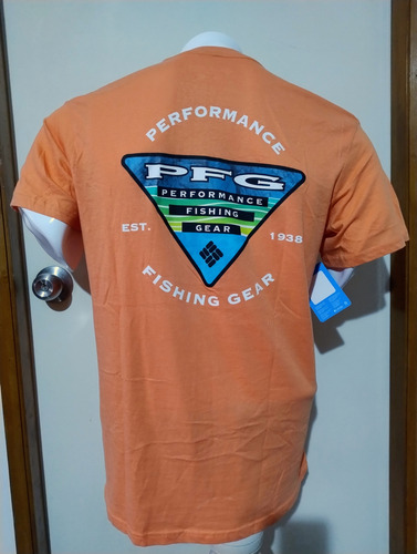 Polo Columbia Pfg Performance Fishing Gear L Con Diseño