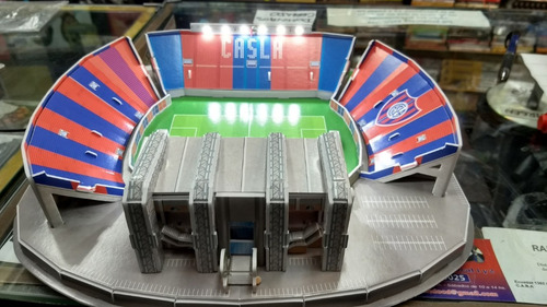 Maqueta Estadio 3d Para Armar! Cancha San Lorenzo Sin Luces