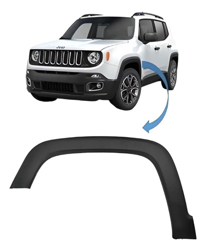 Moldura Guardabarro Delanter Izquierdo Jeep Renegade Mopar