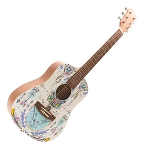 Guitarra Acustica Bamboo Travel Indie 34 C/ Funda Oferta!!!