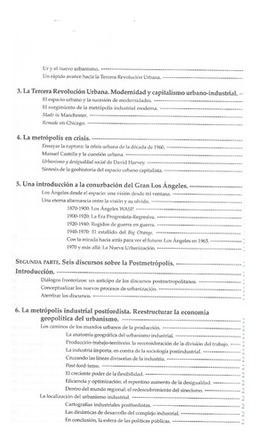 Postmetrópolis Estudios Ciudades Y Regiones / Edward W. Soja (Usado)