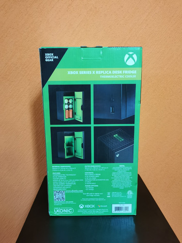 Xbox Series X Oficial Mini Refrigerador Capacidad 8 Latas