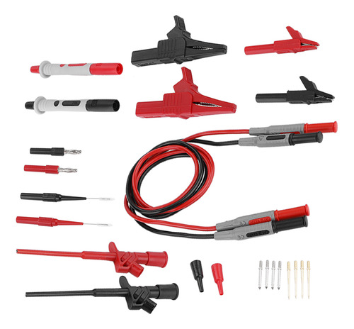 Test Lead Probe 4mm Banana Plug Multímetro Eletrônico Multi