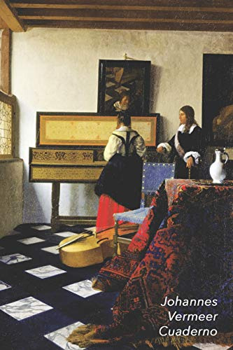 Johannes Vermeer Cuaderno: La Leccion De Musica -dama Al Vir