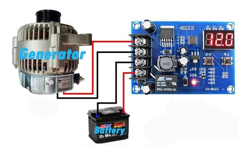 Controlador De Carga 20a 12/24v Bateria Ajustável