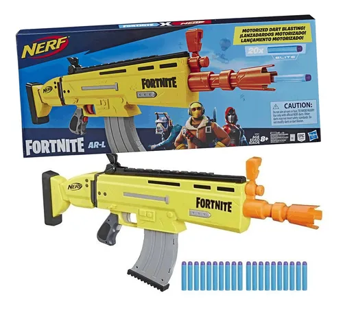 Lançador De Dardos - Nerf Elite - Fortnite - Ar-l - Hasbro Lançador De Dardos - Nerf Elite - Fortnite - Ar-l - Hasbro