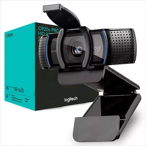 Webcam  Logitech C920S Pro HD, FHD 1080p, Captura de video