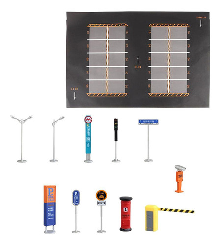 ^ Escena De Estacionamiento A Escala 1/64, Diseño De Estilo