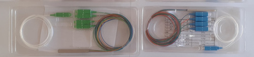 Fibras Ópticas: Splitters Plc 1x4 Conectores Sc/upc - Sc/apc