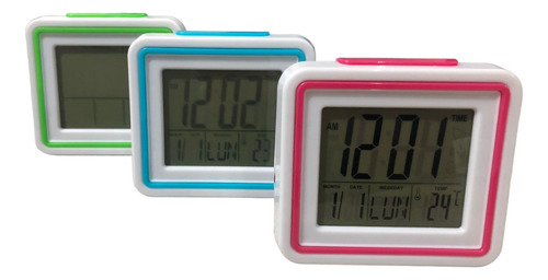 Reloj Despertador Digital Multifunción Alarma Temperatura 