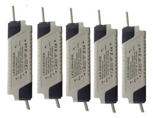 Driver Led 36- 40- 45w Input 85-265v Output 24-85vdc 600ma