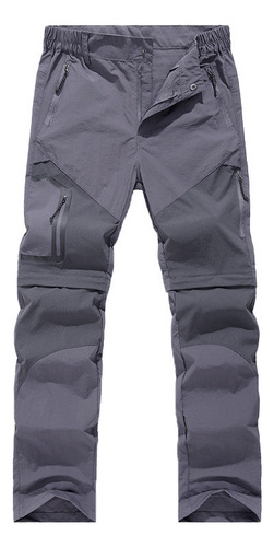 Pantalones Tipo Cargo Para Hombre, Desmontables, Con Múltipl