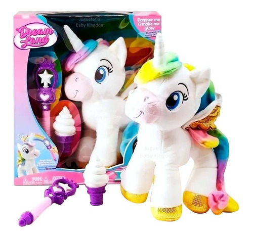 Peluche Mi Unicornio Magico Dream Land Varita Magica Helado