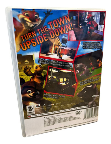 Over The Hedge Play 2 Com Capa E Pôster Ps2