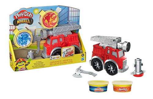 Play Doh Wheels Mini Camión De Bomberos - Hasbro