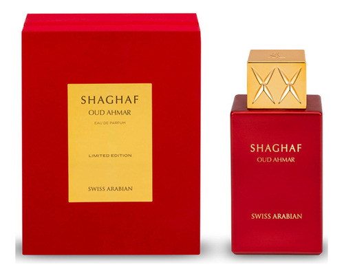 Perfume Shaghaf Oud Ahmar De Swiss Arabian Nuevo 75ml