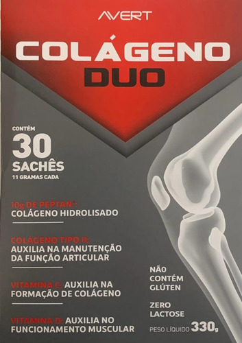 Suplemento Colágeno Duo 30 Sachês - Avert